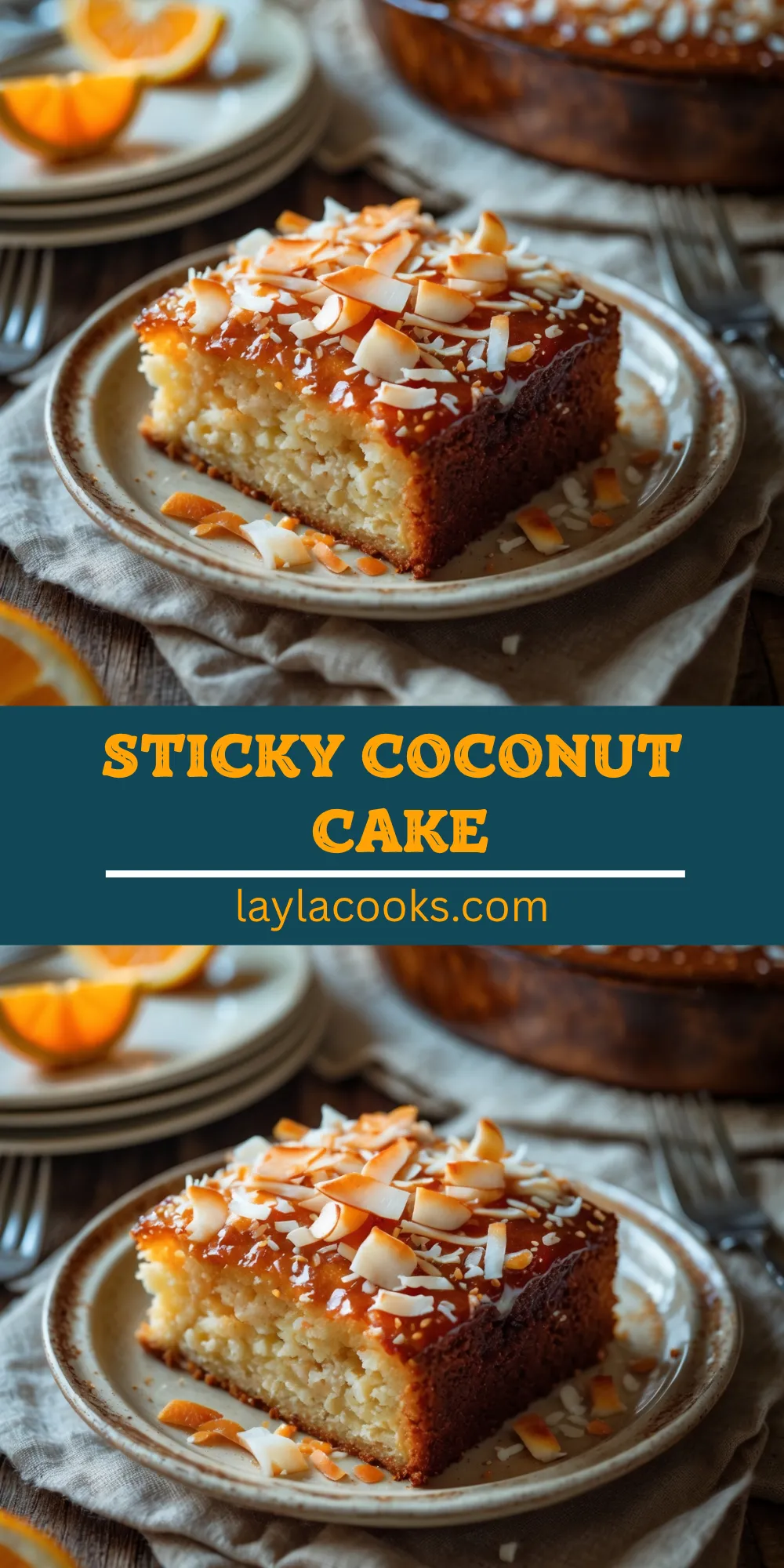 Sticky Coconut Cake