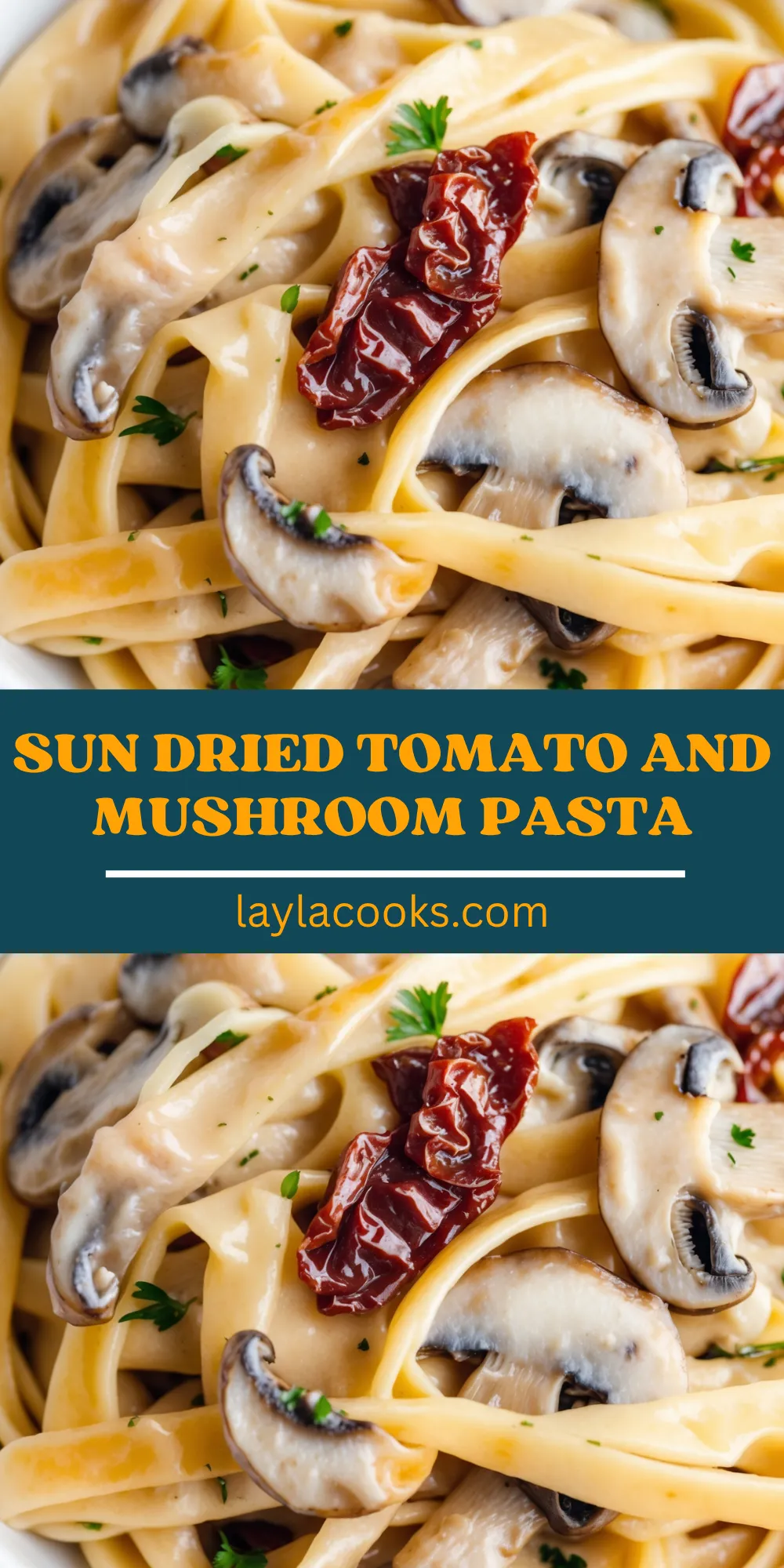 Sun Dried Tomato and Mushroom Pasta