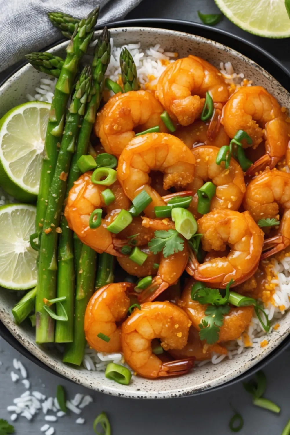 Sweet Chili Shrimp and Asparagus