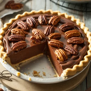 Texas Chocolate Pecan Pie
