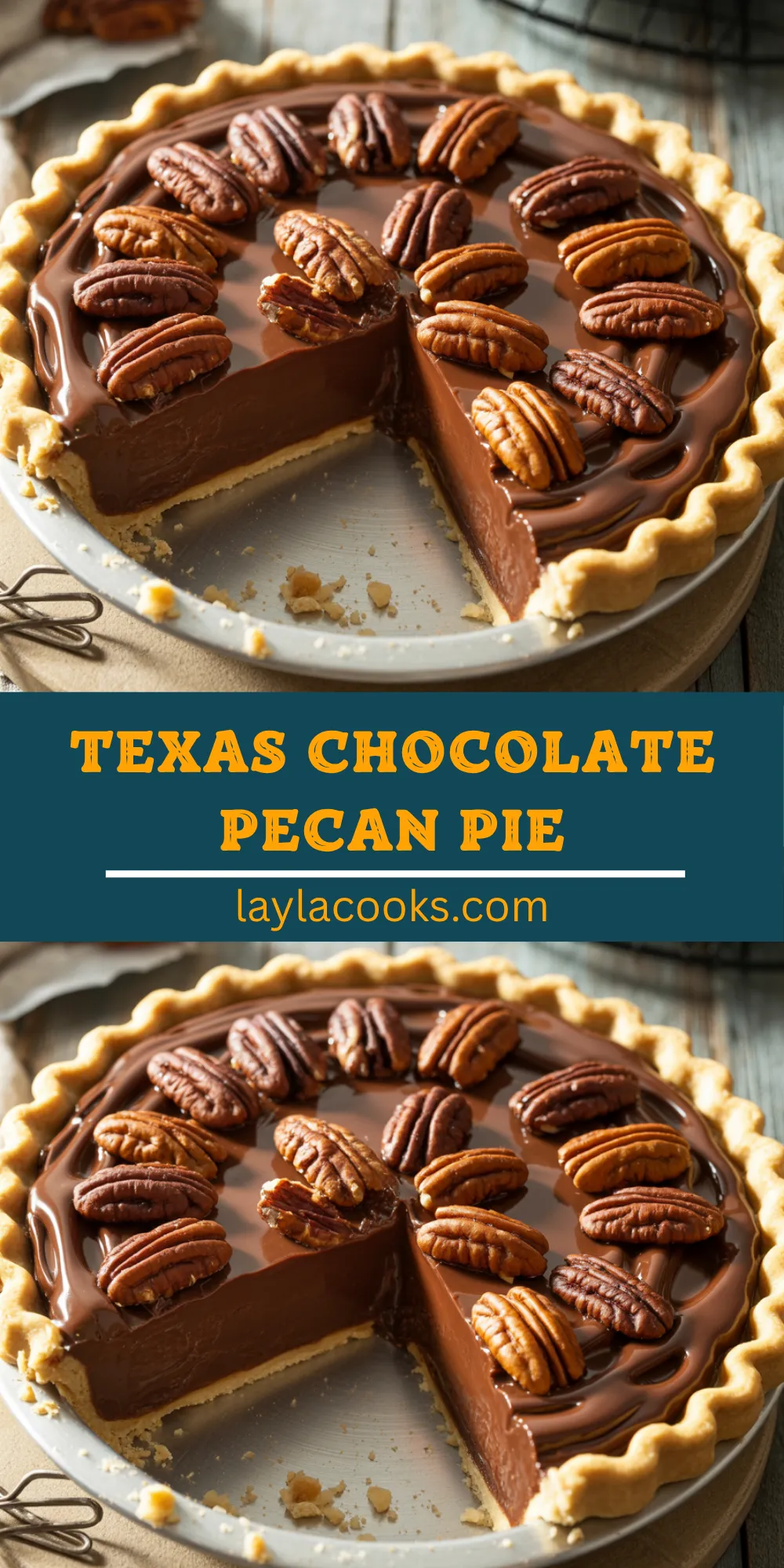 Texas Chocolate Pecan Pie