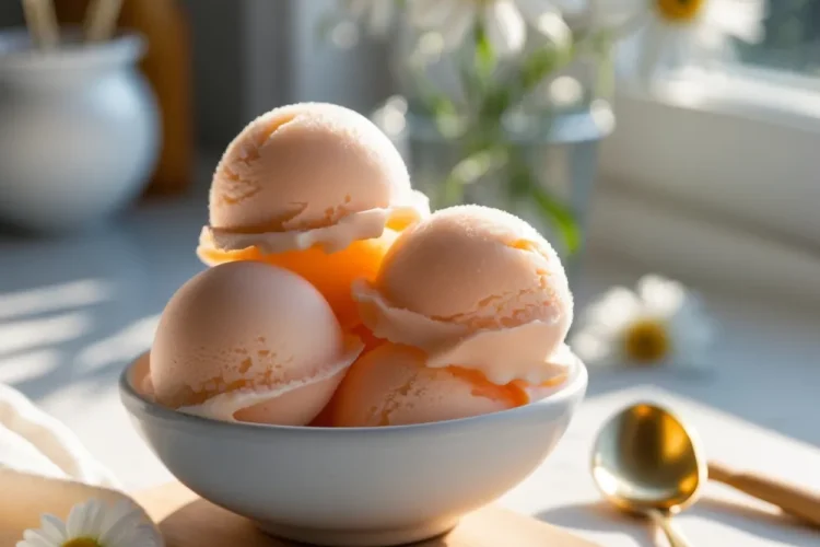 The Best Peach Sorbet Recipe
