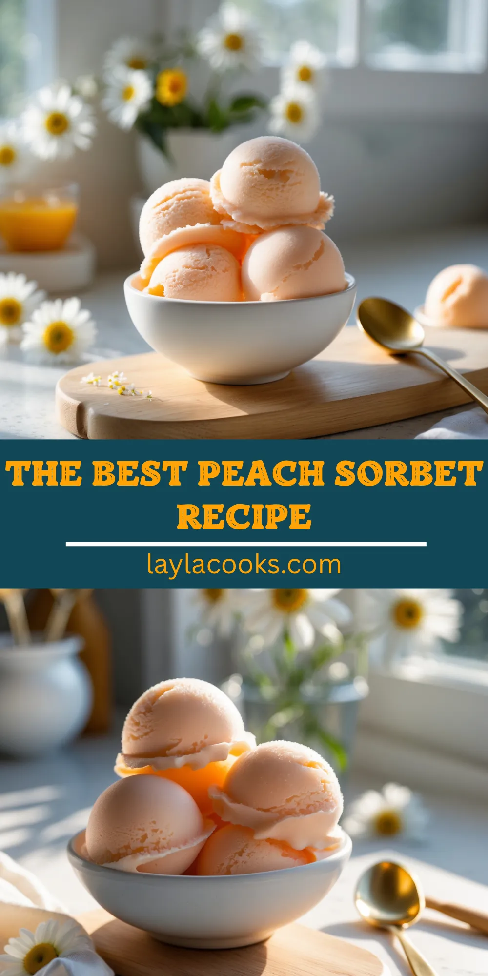 The Best Peach Sorbet Recipe