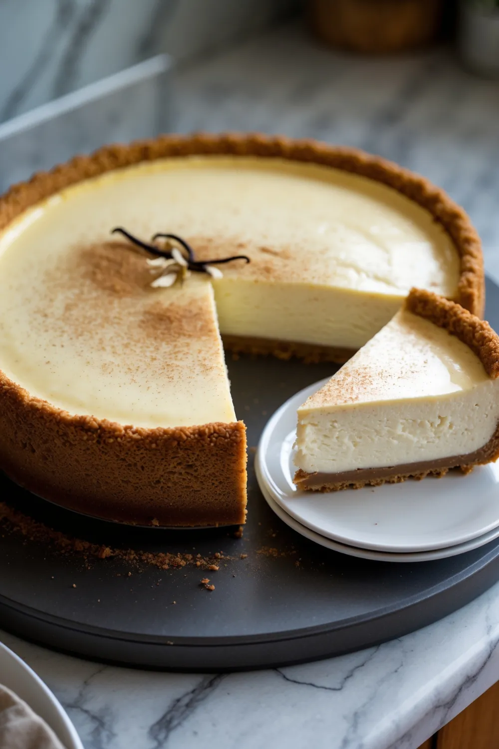 Vanilla Bean Brown Butter Cheesecake