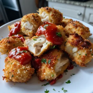 Air Fryer Chicken Parmesan Bites