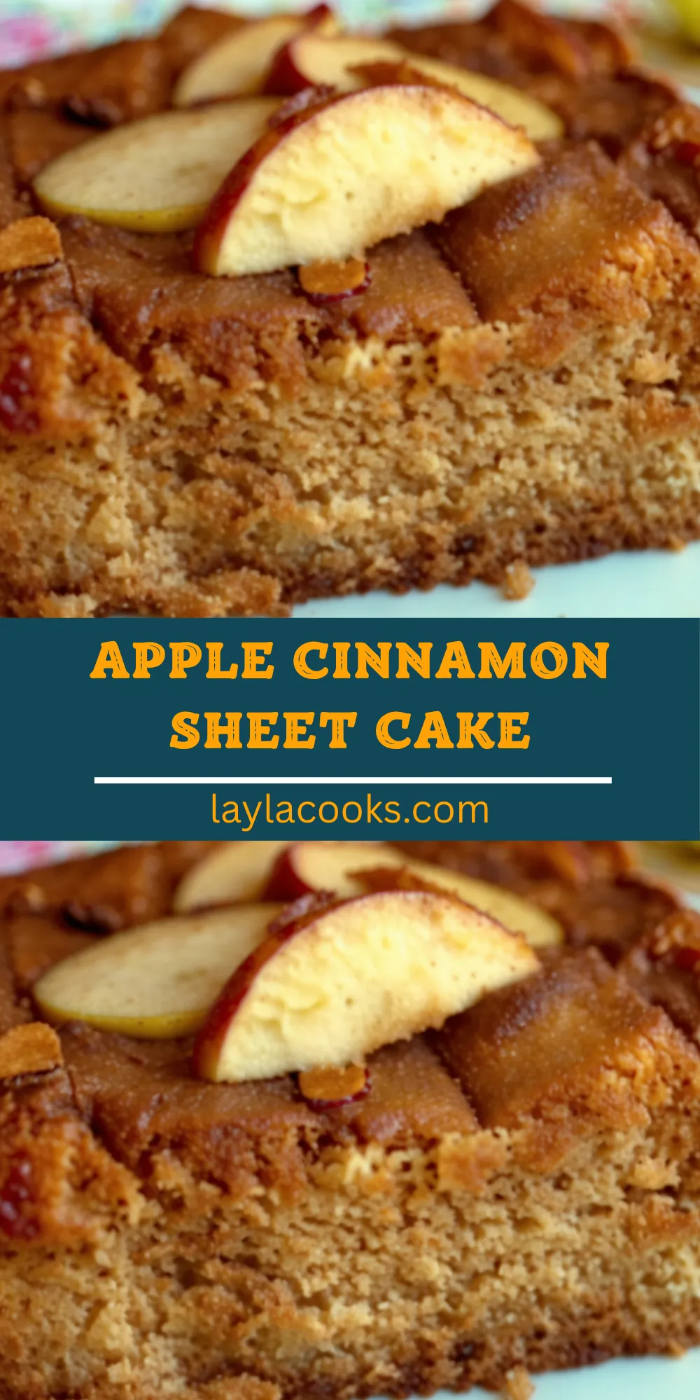 Apple Cinnamon Sheet Cake