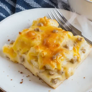 Biscuits and Gravy Casserole