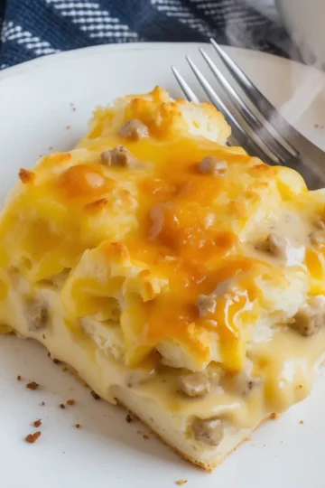 Biscuits and Gravy Casserole