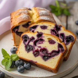 Blueberry Cream Cheese Bread