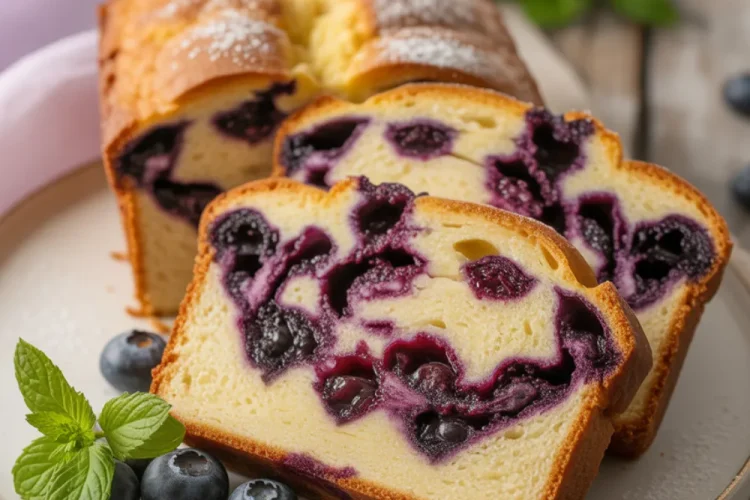 Blueberry Cream Cheese Bread