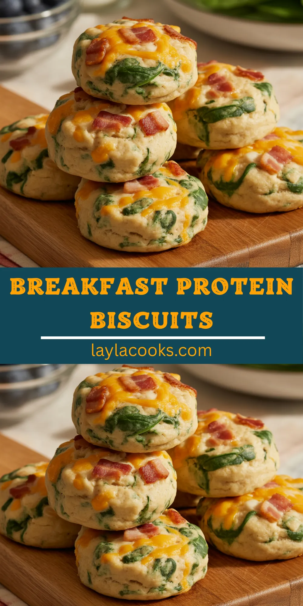 Breakfast Protein Biscuits 