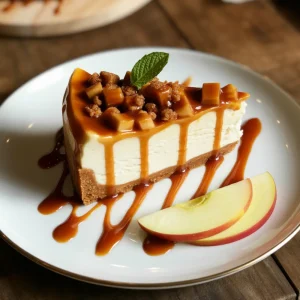 Caramel Apple Cheesecake