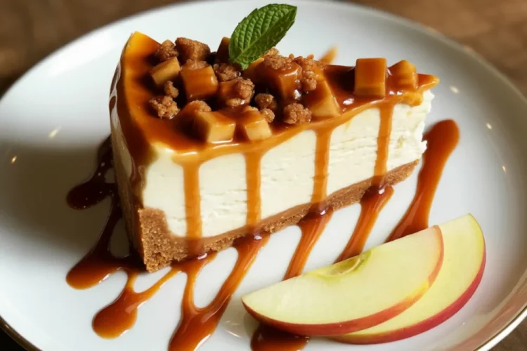 Caramel Apple Cheesecake