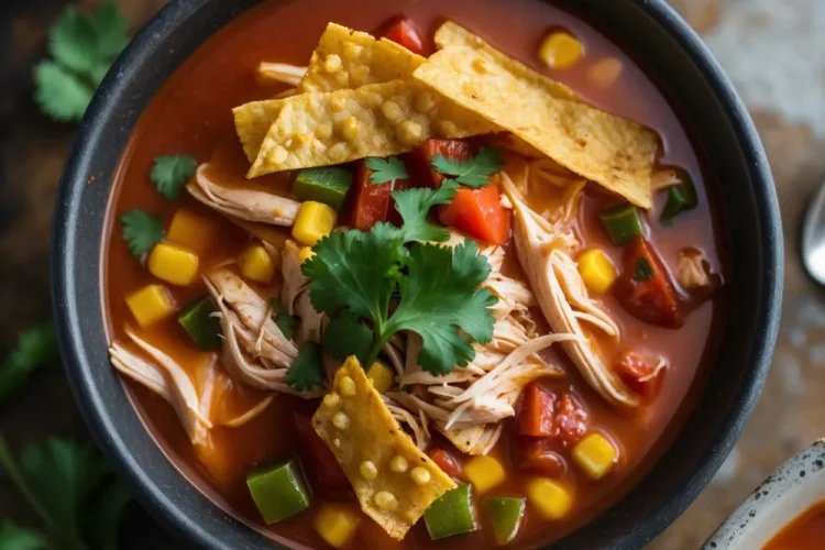 Chicken Tortilla Soup Hearty, Flavorful & Easy to Make