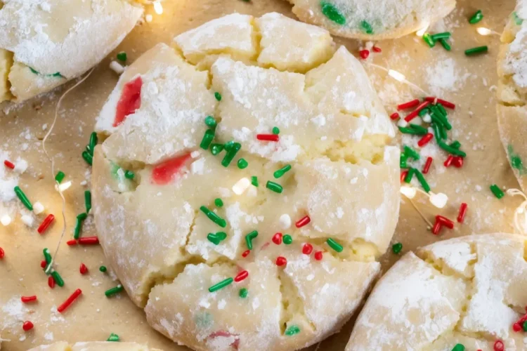 Christmas Gooey Butter Cookies