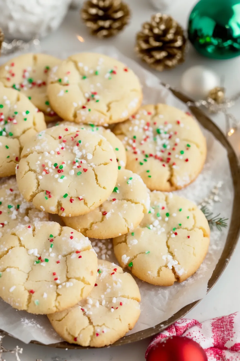 Christmas Gooey Butter Cookies