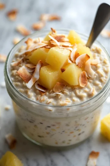 Coconut Cream Pie Overnight Oats