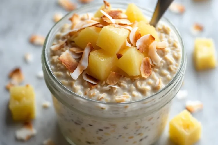 Coconut Cream Pie Overnight Oats