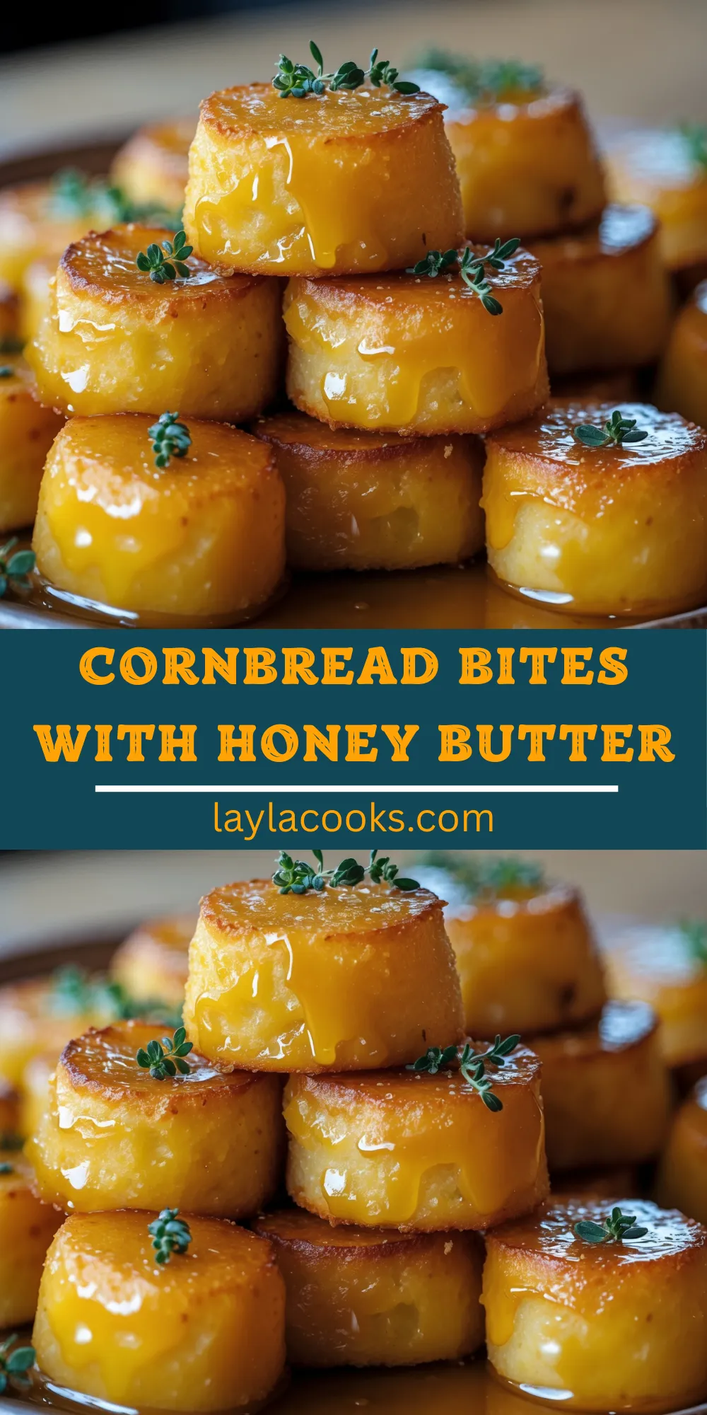Cornbread Bites with Honey Butter 