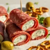 Cream Cheese Salami Roll Ups