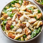 Creamy Chicken Caesar Pasta Salad