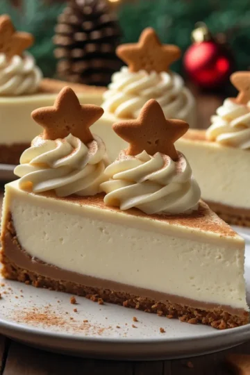 Creamy Gingerbread Cheesecake