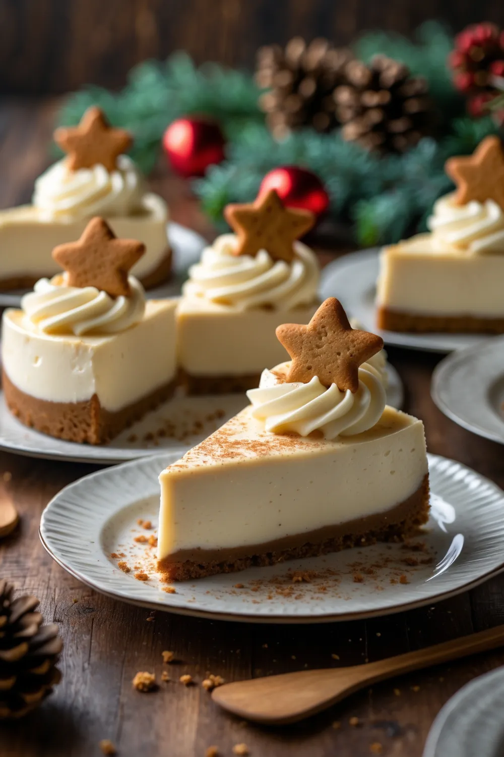 Creamy Gingerbread Cheesecake