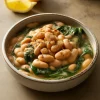 Creamy Miso Butter Beans with Spinach