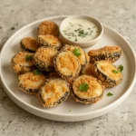 Crispy Fried Mushrooms with Cool Ranch Dip