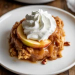 Crockpot Caramel Apple Dump Cake