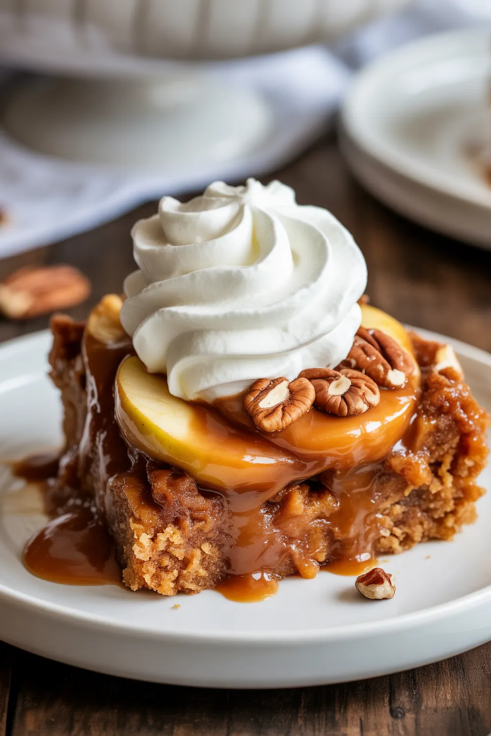  Crockpot Caramel Apple Dump Cake