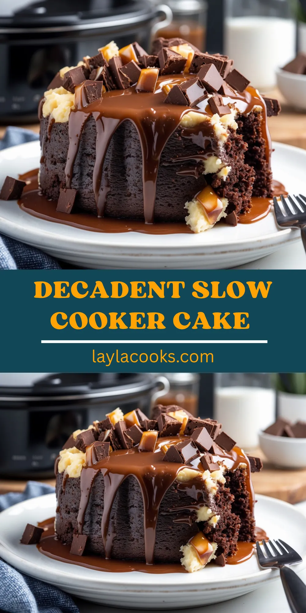 Decadent Slow Cooker Cake 