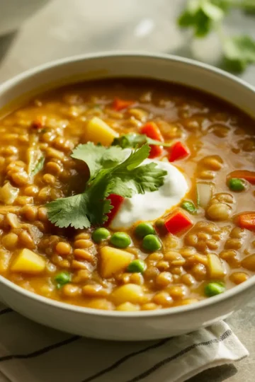 Detox Turmeric Lentil Soup