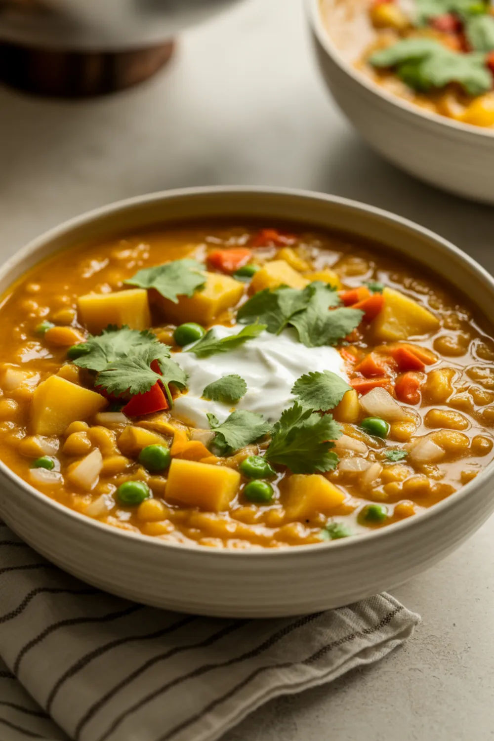 Detox Turmeric Lentil Soup