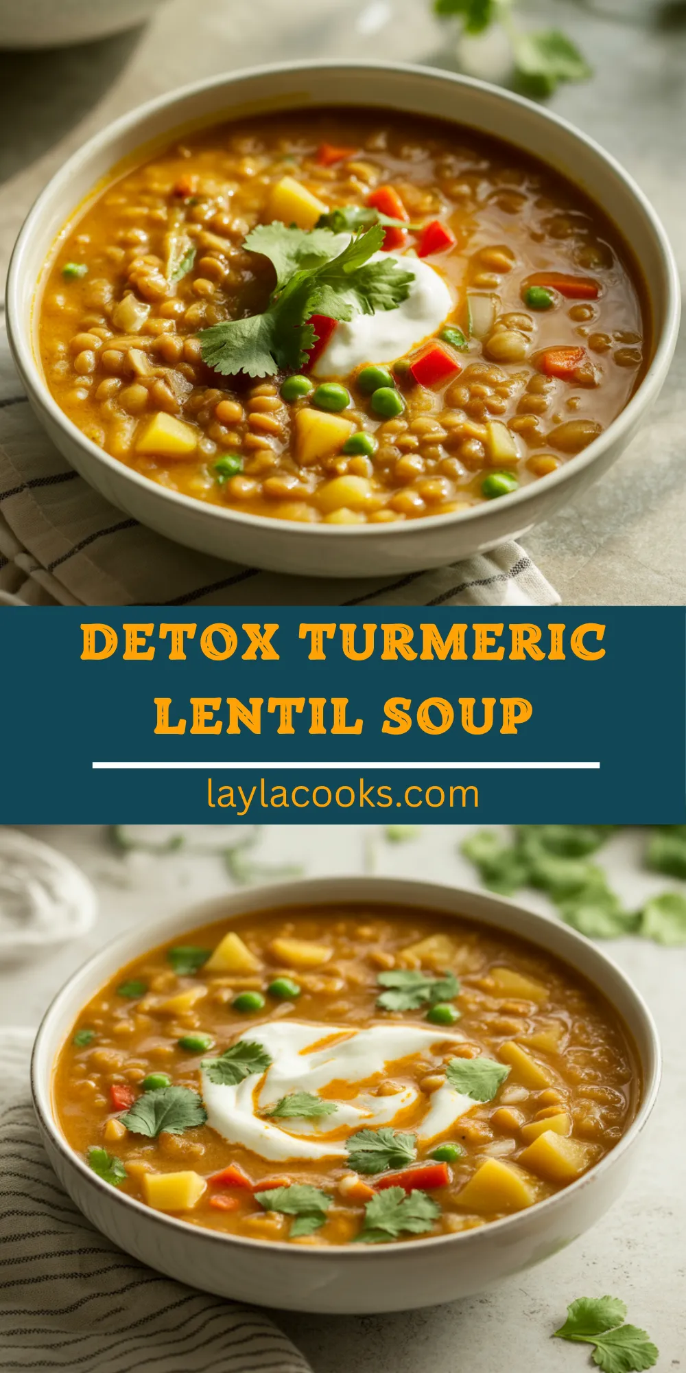 Detox Turmeric Lentil Soup