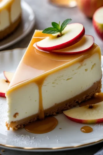 Easy Apple Cider Cheesecake