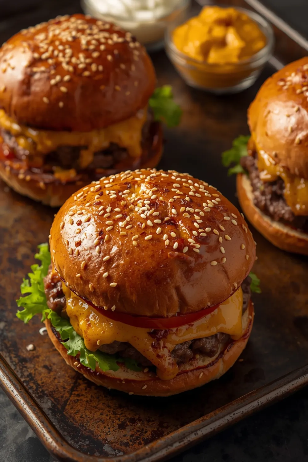 Easy Baked Hamburgers 