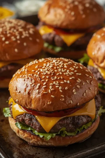 Easy Baked Hamburgers