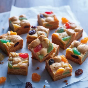 Easy Fruitcake Bar Cookies
