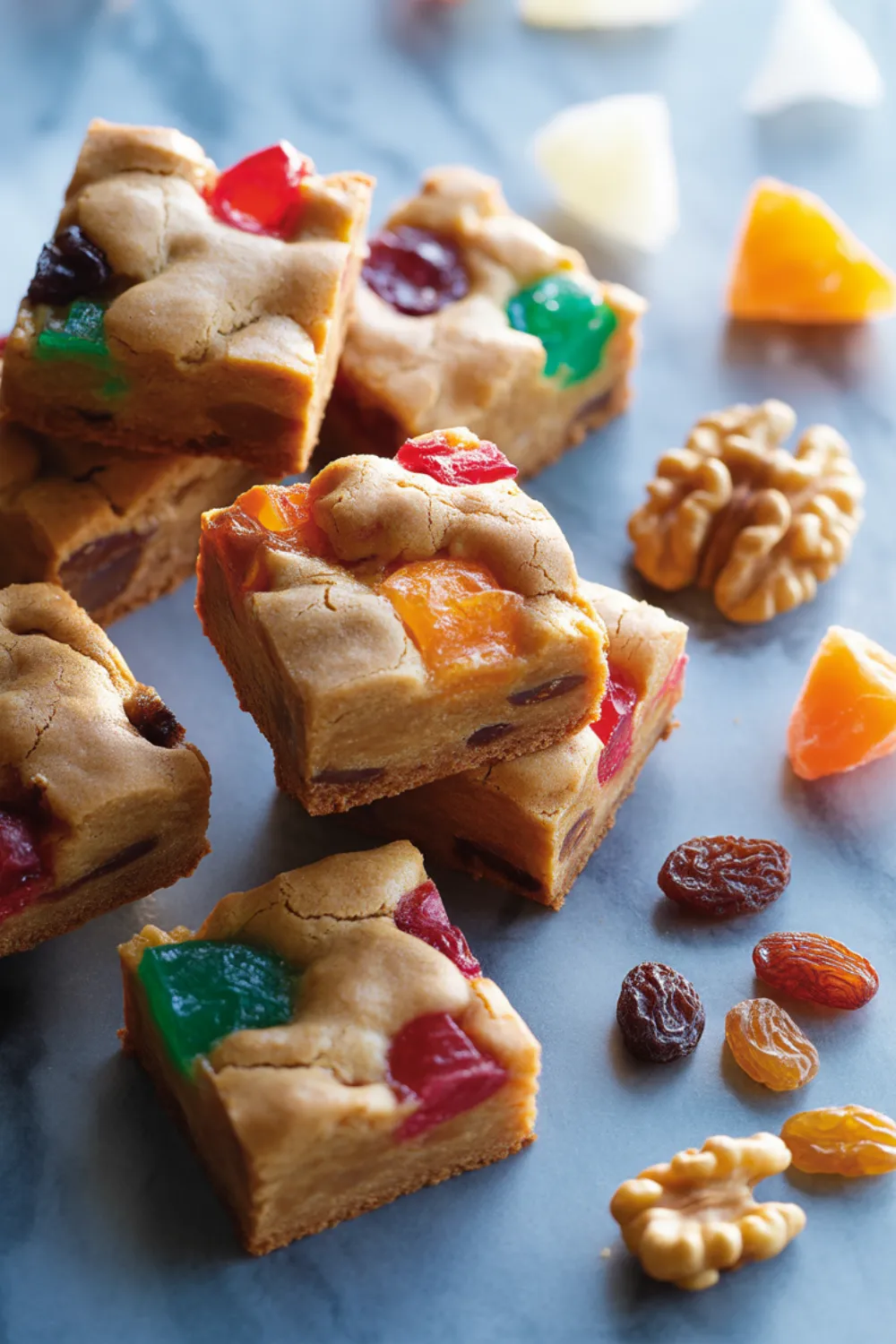 Easy Fruitcake Bar Cookies