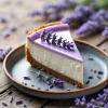 Easy Lavender Cheesecake