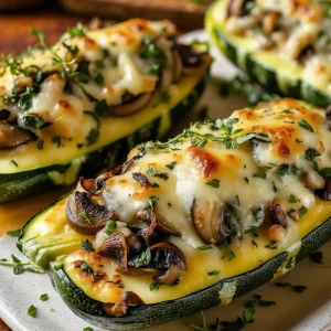 Easy Stuffed Zucchini