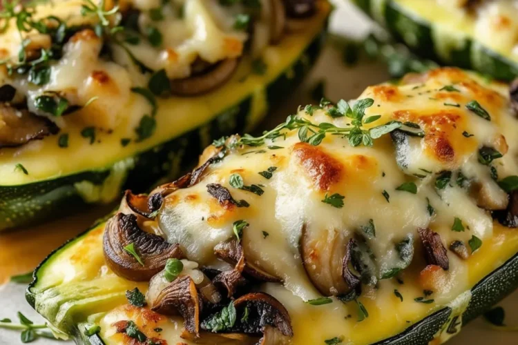 Easy Stuffed Zucchini