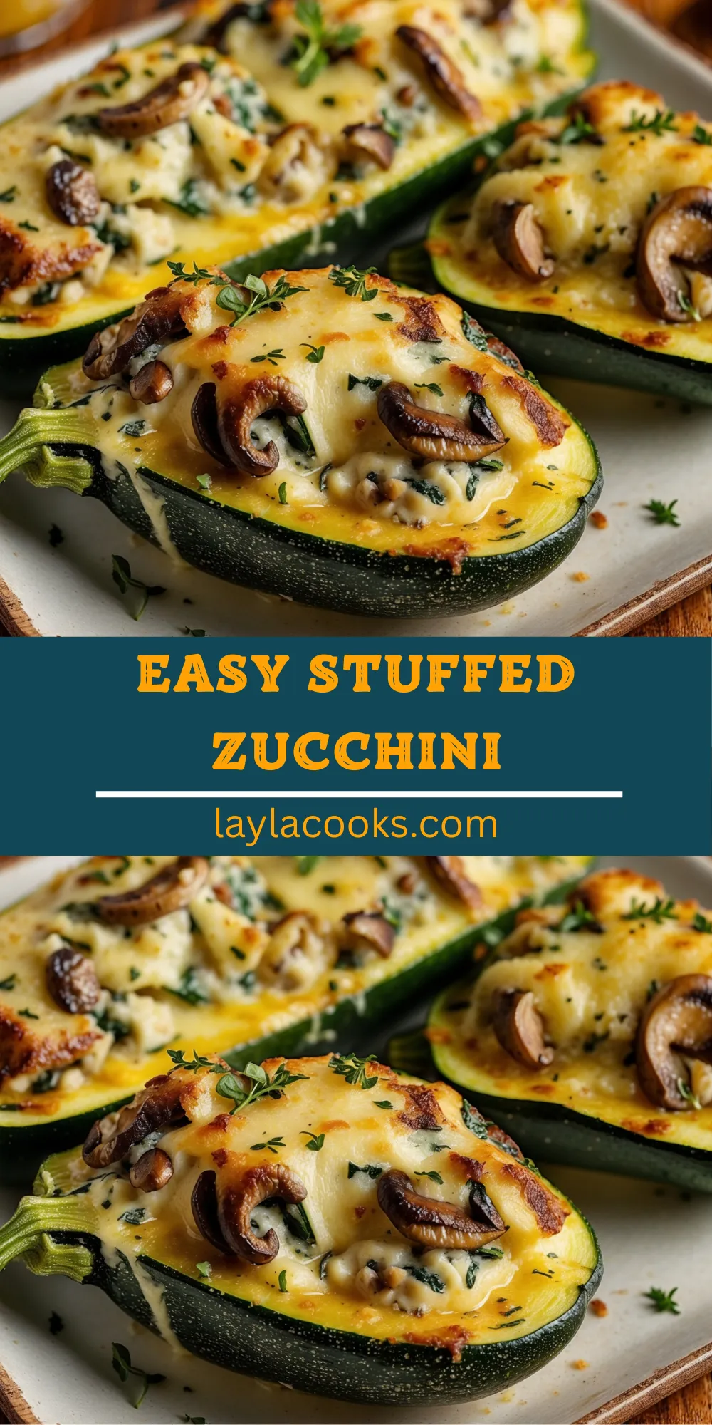 Easy Stuffed Zucchini