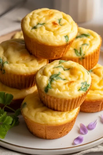 Fluffy Cottage Cheese Egg Muffins