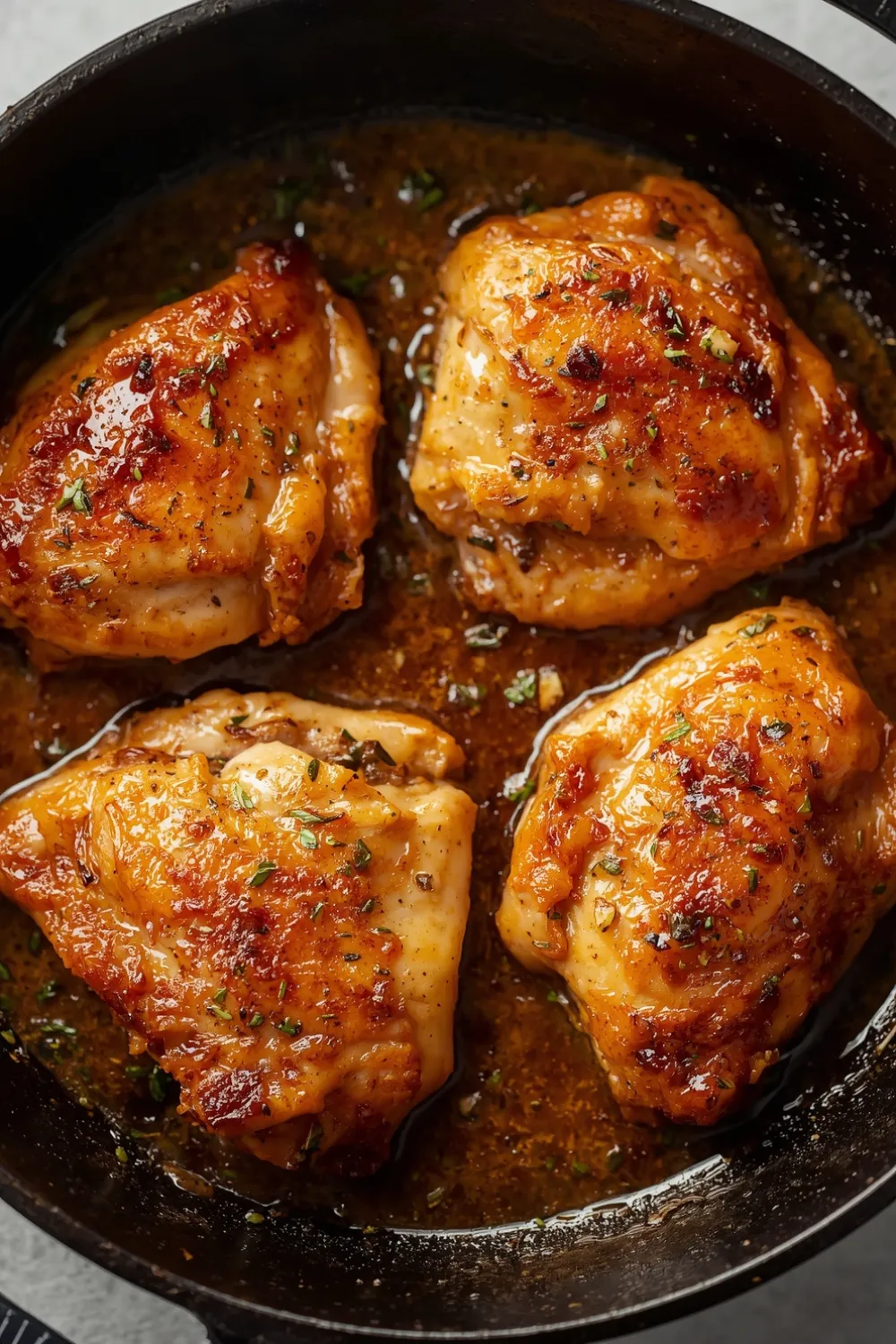 Garlic-Brown Sugar Chicken Thighs 