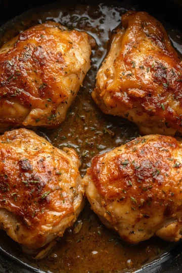 Garlic-Brown Sugar Chicken Thighs