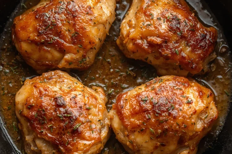 Garlic-Brown Sugar Chicken Thighs