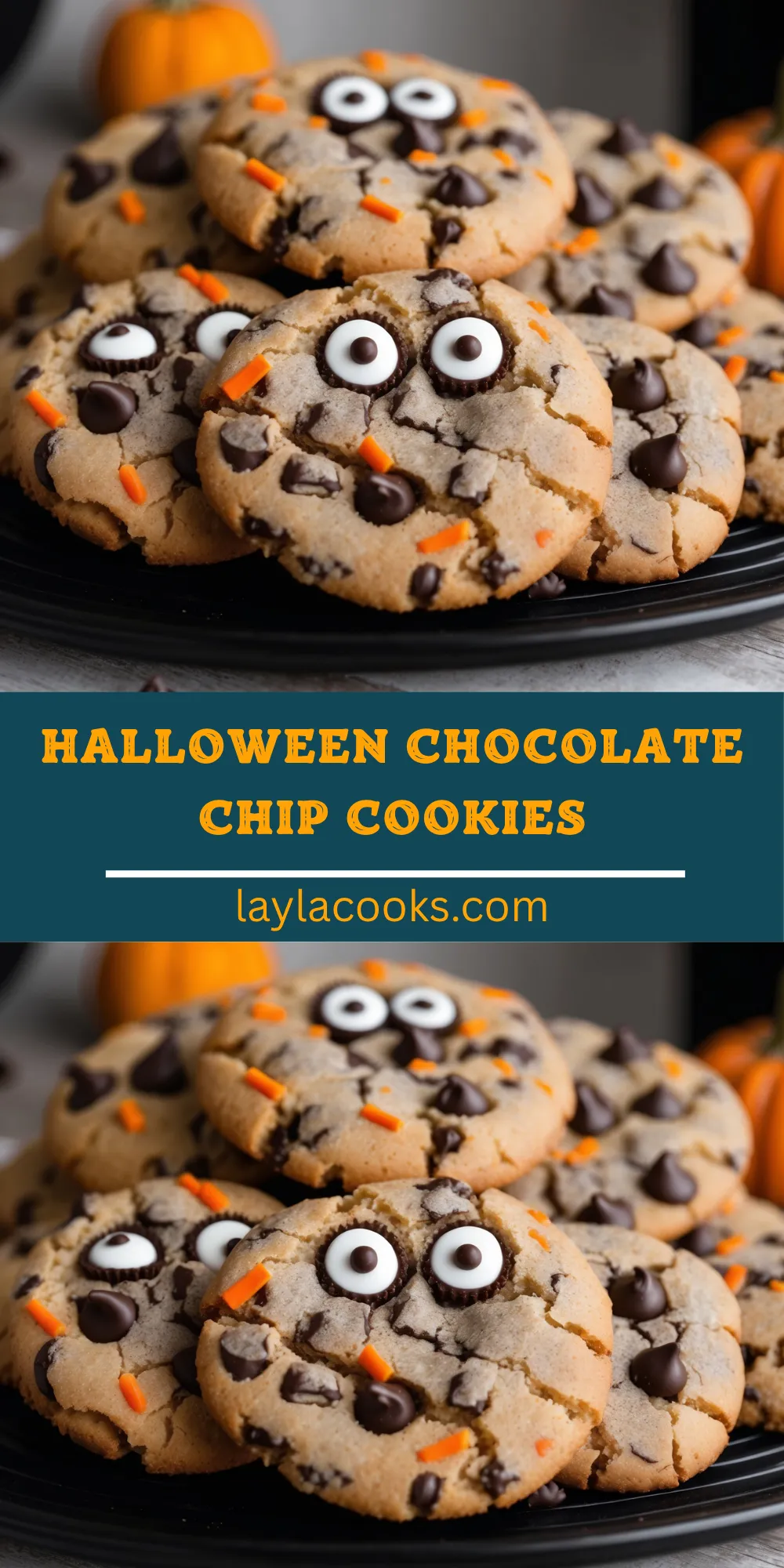Halloween Chocolate Chip Cookies