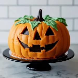 Halloween Pumpkin Cake